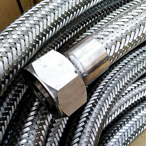 High temperature resistant stainless steel hydraulic hose
