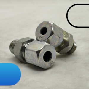 3158-MALE CONNECTOR WITH O-RING-BSPP (ต่อตรงตาไก่- เกลียวนอก BSPP)