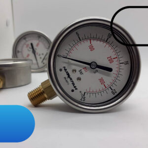 7601-01-Gauge Hydraulic-เกจ์ไฮดรอลิค หน้าปัด 2.5 นิ้ว