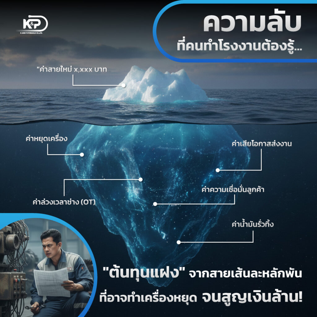 ความลับที่คนทำโรงงานต้องรู้... "ต้นทุนแฝง" จากสายเส้นละหลักพัน ที่อาจทำเครื่องหยุดจนสูญเงินล้าน! 💸🏭